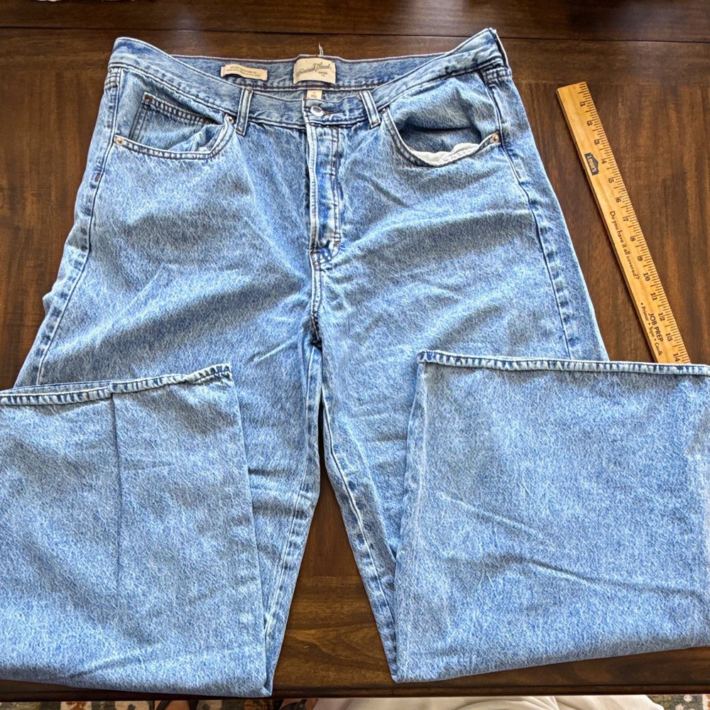 Universal Thread Women's Mid-Rise Wide-Leg Jeans Light Wash Denim Cotton 14